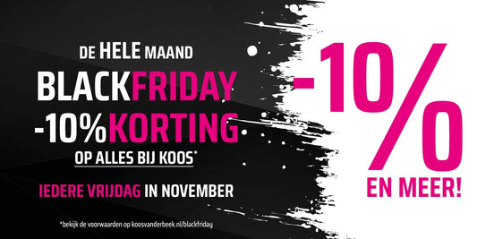 De hele maand Black Friday bij Koos! - Koosvanderbeek.nl