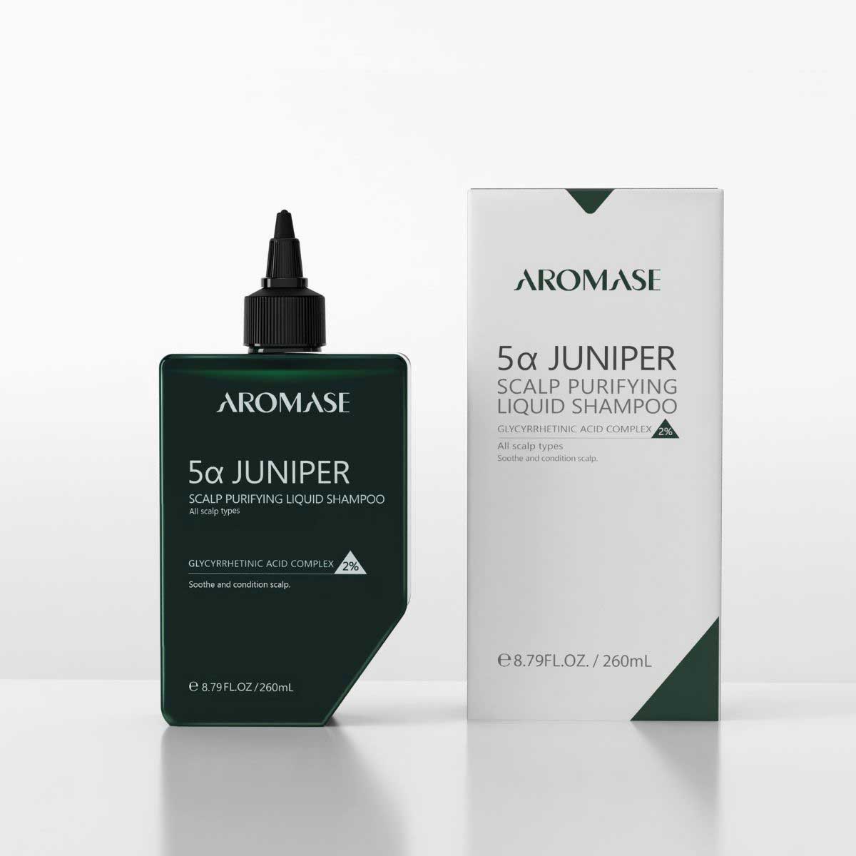 Aromase 5a Juniper Scalp Purifying Liquid Shampoo 260ml