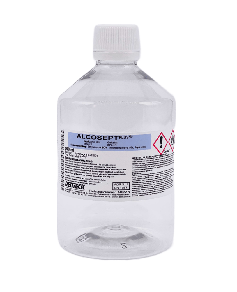 Alcohol 80% 1000 ML Alcosept plus - Koosvanderbeek.nl - koosvanderbeek - Hygiene