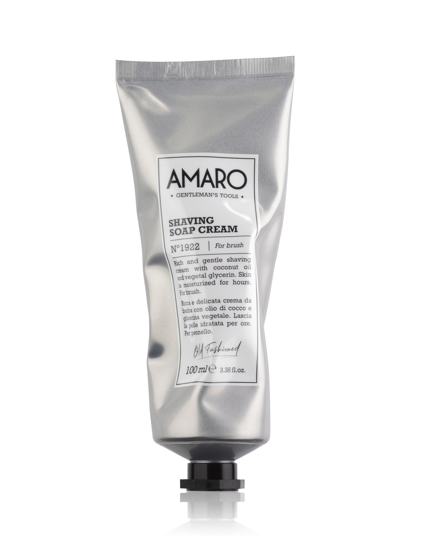 Amaro Shaving Soap Cream 100ml - Koosvanderbeek.nl - Amaro - Scheercreme