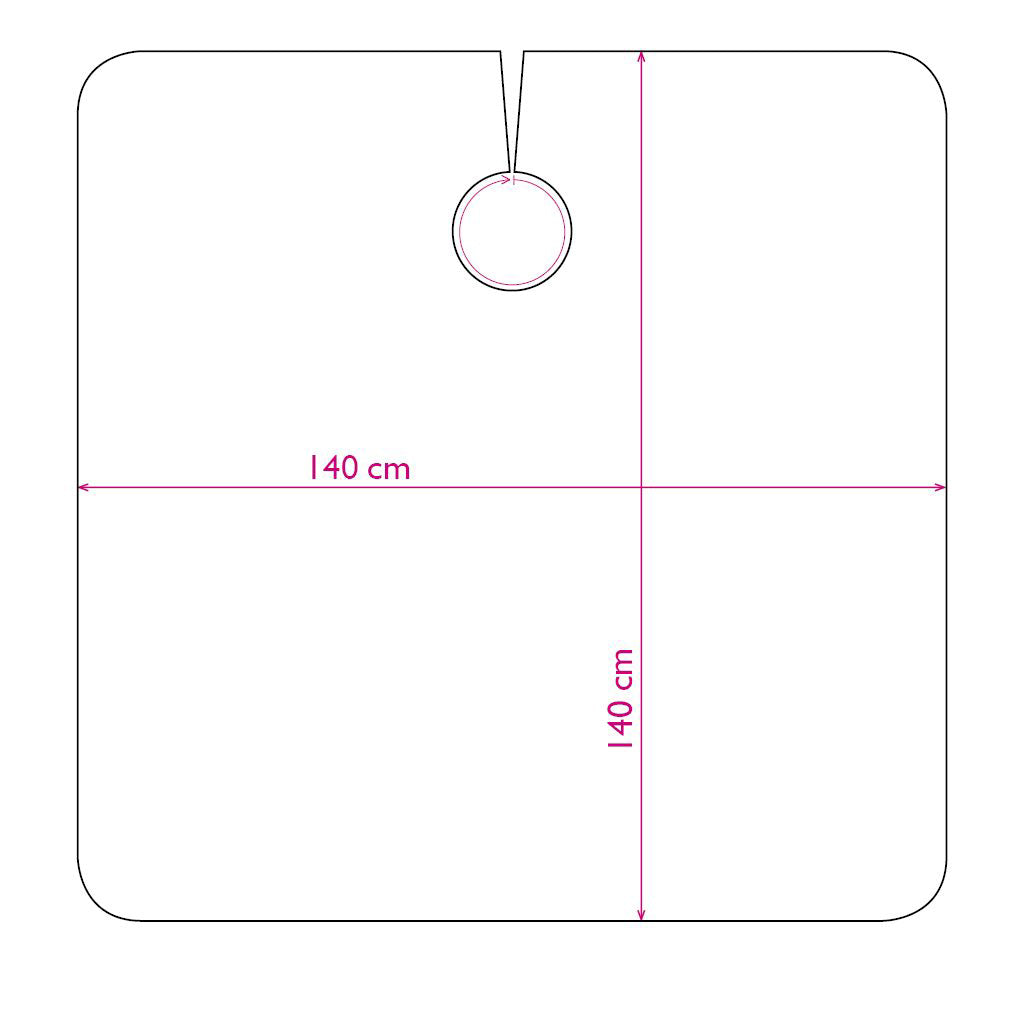 Trend-Design BIOcape Pro Einwegtücher 33 Stück Schwarz