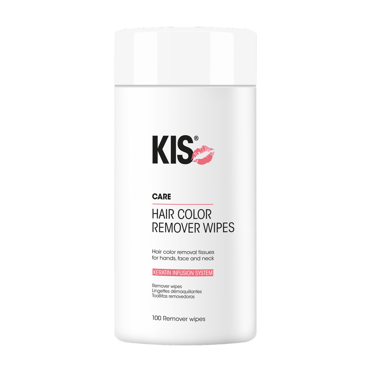 KIS Care Hair Color Remover 100 Wipes
