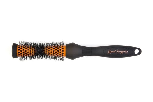 Denman Head Huggers S 25mm Zwart/Oranje - Koosvanderbeek.nl - Denman - Haarborstels