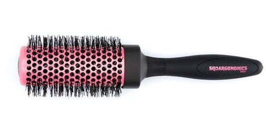 Denman Squargonomics XL = 43mm Zwart/Pink - Koosvanderbeek.nl - Denman - Haarborstels