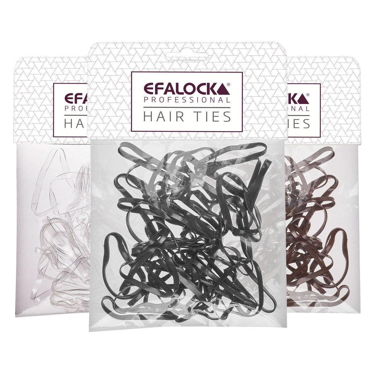 Efalock Hair Ties Silicone Elastiekjes 100st - Koosvanderbeek.nl - Efalock - Elastiekjes