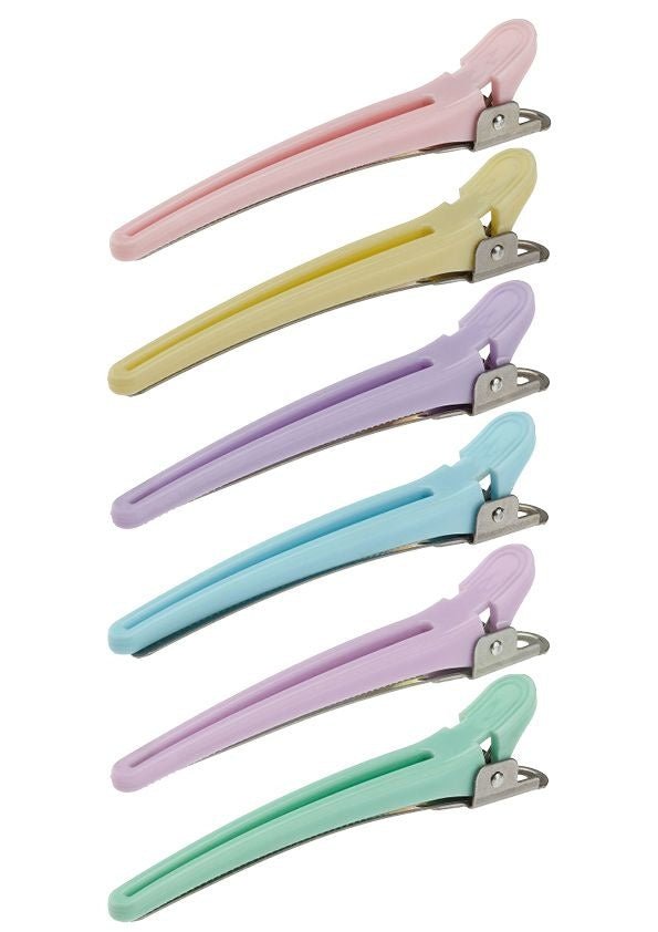 Efalock Macarons Combi Clips Pastel 12st - Koosvanderbeek.nl - Efalock - Verdeelklemmen