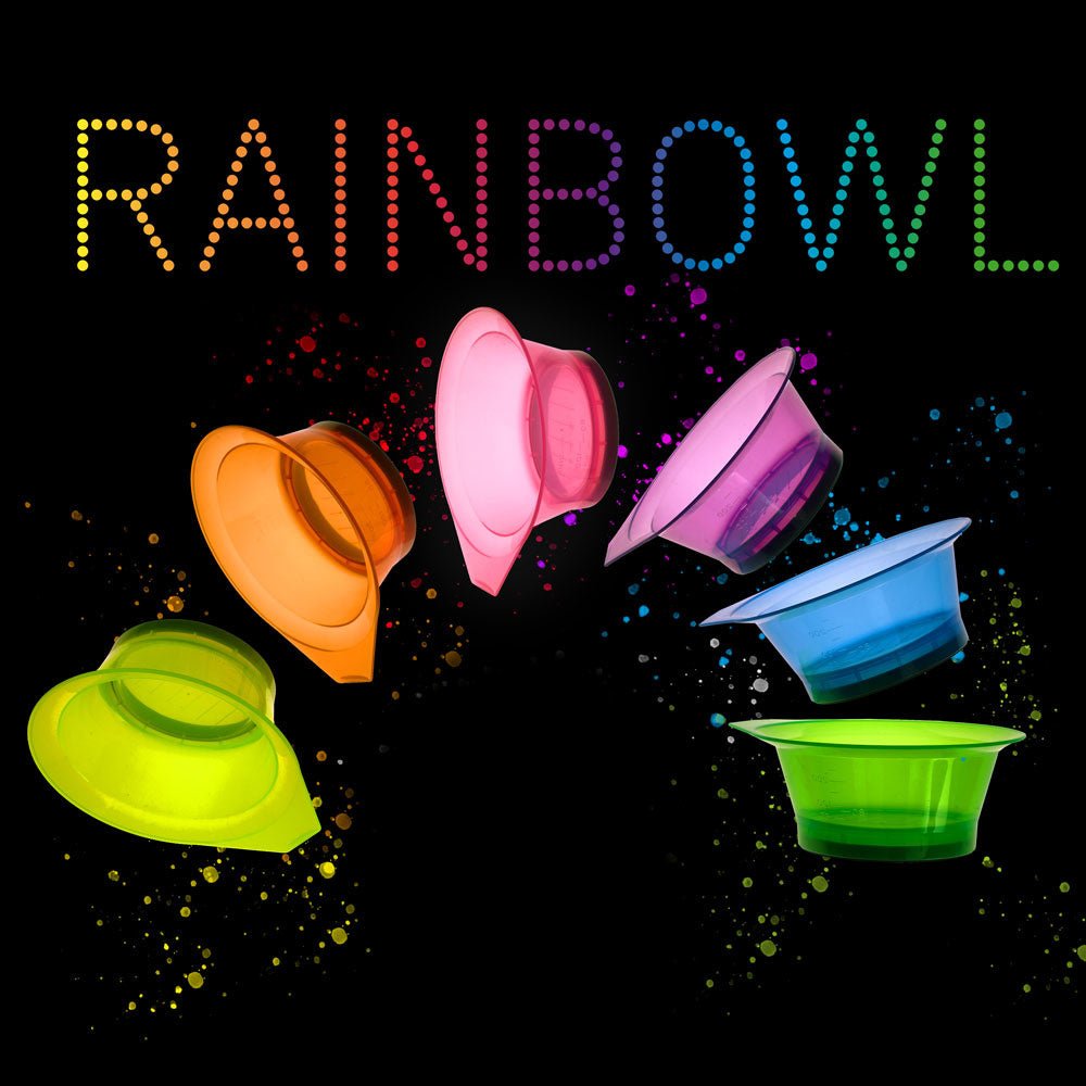 Efalock Rainbowl Verfbakjes Semi - transparant 250ml 6st - Koosvanderbeek.nl - Efalock - Verfbakjes