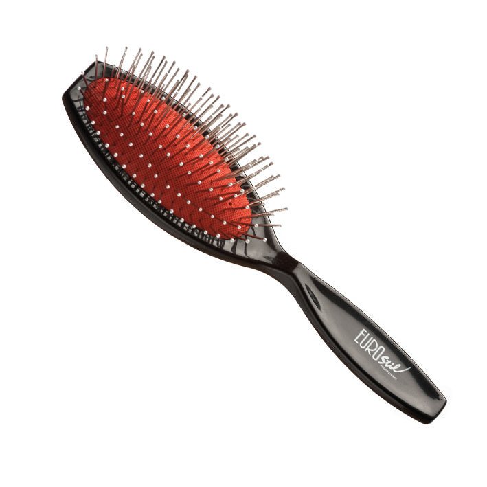 Eurostil Borstel Ovaal Metalen Pin - Koosvanderbeek.nl - koosvanderbeek - Haarborstels