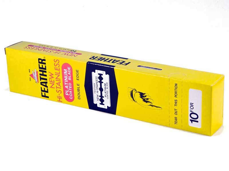 Feather Double Edge Mesjes 10 - Koosvanderbeek.nl - Feather - Kappersmes