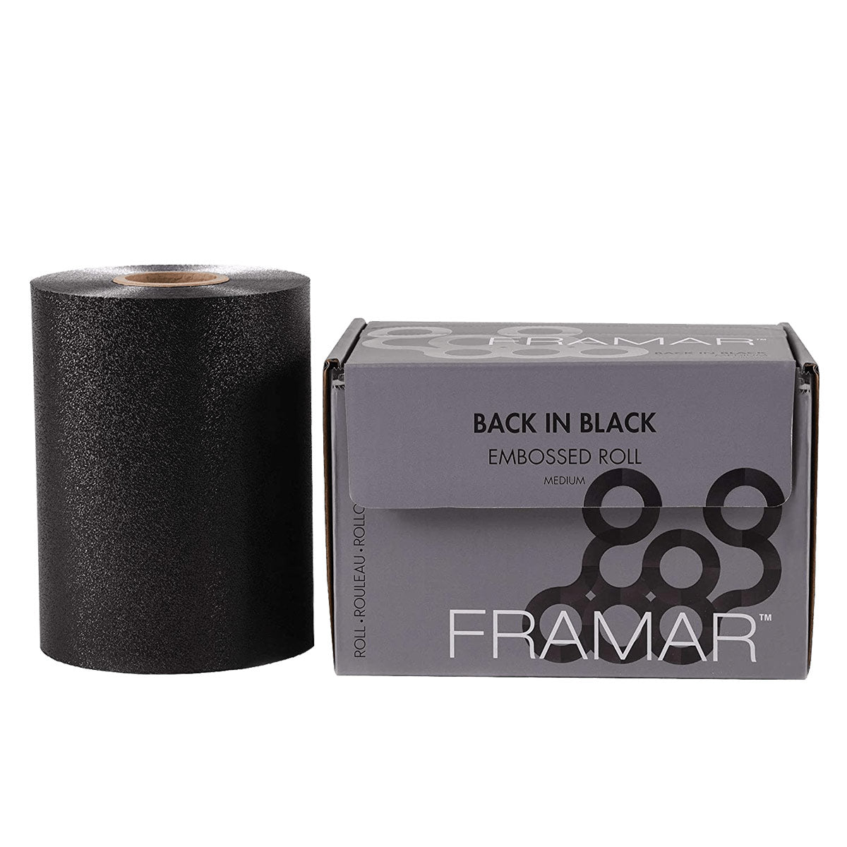 Framar Alufolie Back in Black Embossed Medium 100m