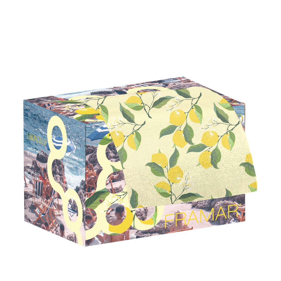 Framar Alufolie Limoncello Medium Embossed 98m - Koosvanderbeek.nl - Framar - Folies