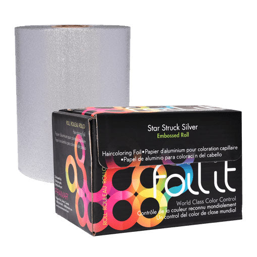 Framar Alufolie Star Struck Silver Embossed Medium 98m