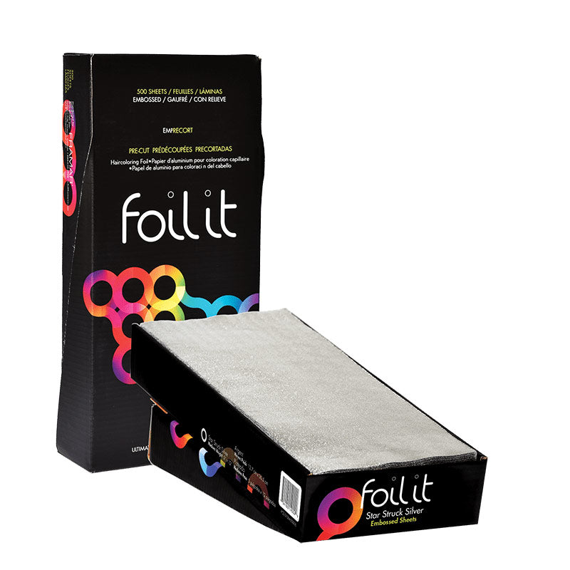 Framar Alufolie Star Struck Silver Pop-up Embossed 500st