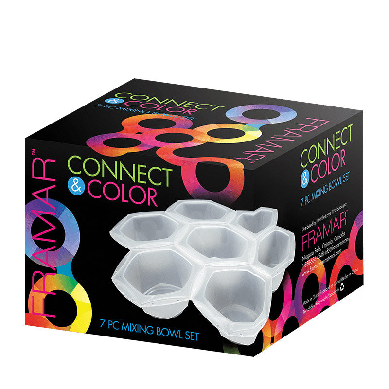 Framar Verfbakje Connect & Color Bowls Set 7st