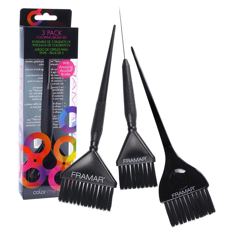 Framar Verfkwast Set Black 3st