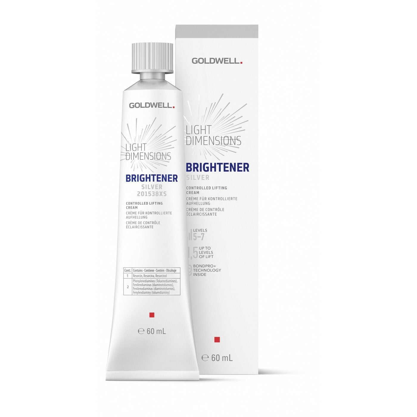 Goldwell Light Dimensions Brightener Silver 5 - 7 60ml - Koosvanderbeek.nl - Goldwell - Blondering
