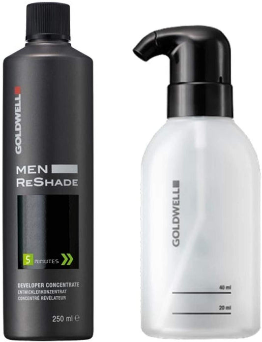 Goldwell Men Reshade Developer + Applicator Set 250ml - Koosvanderbeek.nl - Goldwell - Demi - permanente kleuring