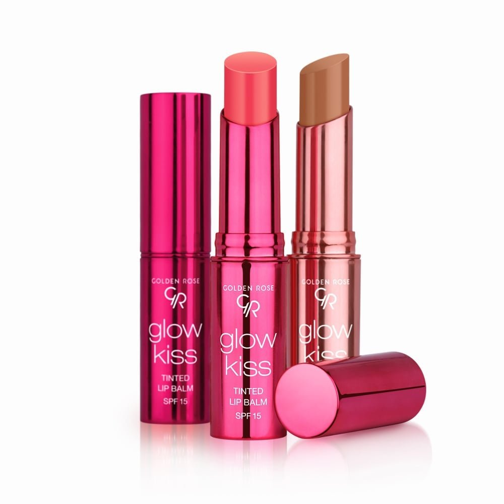GR Glow Kiss Tinted Lip Balm - Koosvanderbeek.nl - Golden Rose - Lipgloss & lip balm