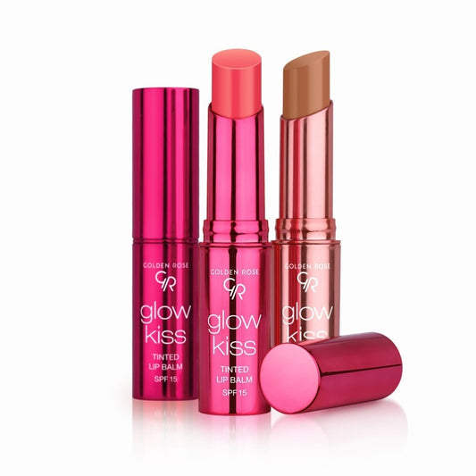 GR Glow Kiss Tinted Lip Balm - Koosvanderbeek.nl - Golden Rose - Lipgloss & lip balm