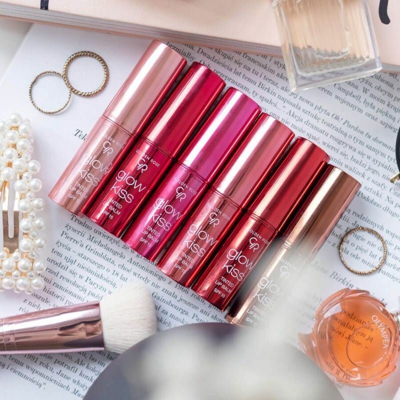 GR Glow Kiss Tinted Lip Balm - Koosvanderbeek.nl - Golden Rose - Lipgloss & lip balm