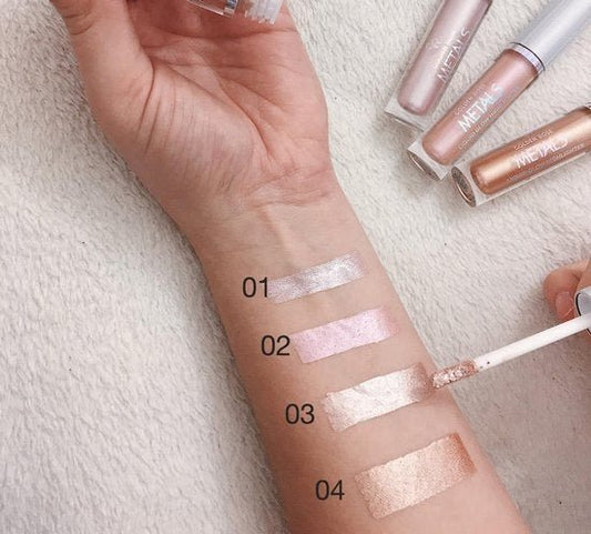 GR Metals Liquid Glow Highlighter - Koosvanderbeek.nl - Golden Rose - Highlighter & contour