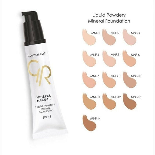 GR Mineral Liquid Foundation - Koosvanderbeek.nl - Golden Rose - Foundations & concealers