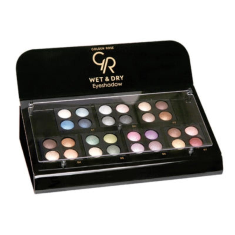 GR Wet & Dry Eyeshadow Display - Koosvanderbeek.nl - Golden Rose - Displays