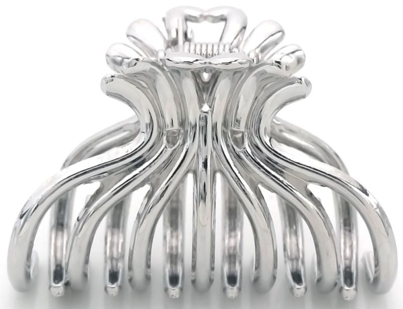 Haarklem fleur metal zilver - Koosvanderbeek.nl - koosvanderbeek - Haarmode