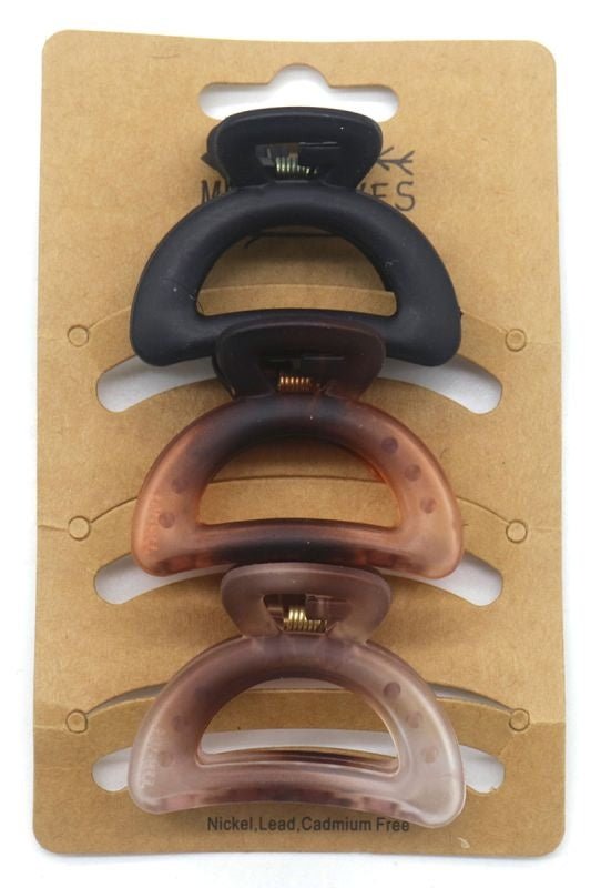 Haarklem set 3 stuks 4,5 cm rond - Koosvanderbeek.nl - koosvanderbeek - Haarmode