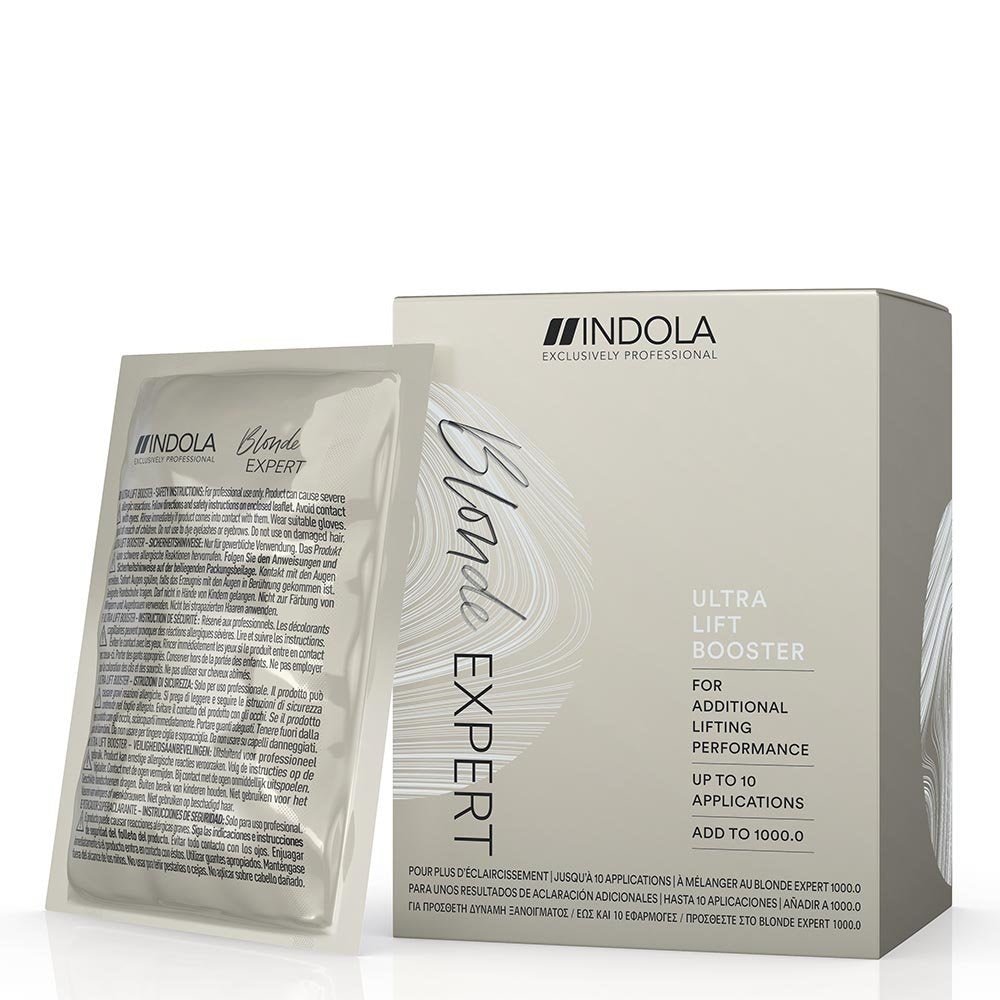 Indola Blonde Expert Ultra Lift Booster 10x10g - Koosvanderbeek.nl - Indola - Blondering
