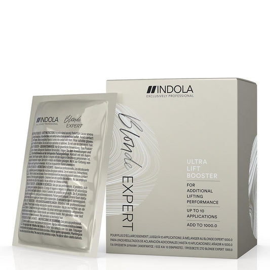 Indola Blonde Expert Ultra Lift Booster 10x10g - Koosvanderbeek.nl - Indola - Blondering