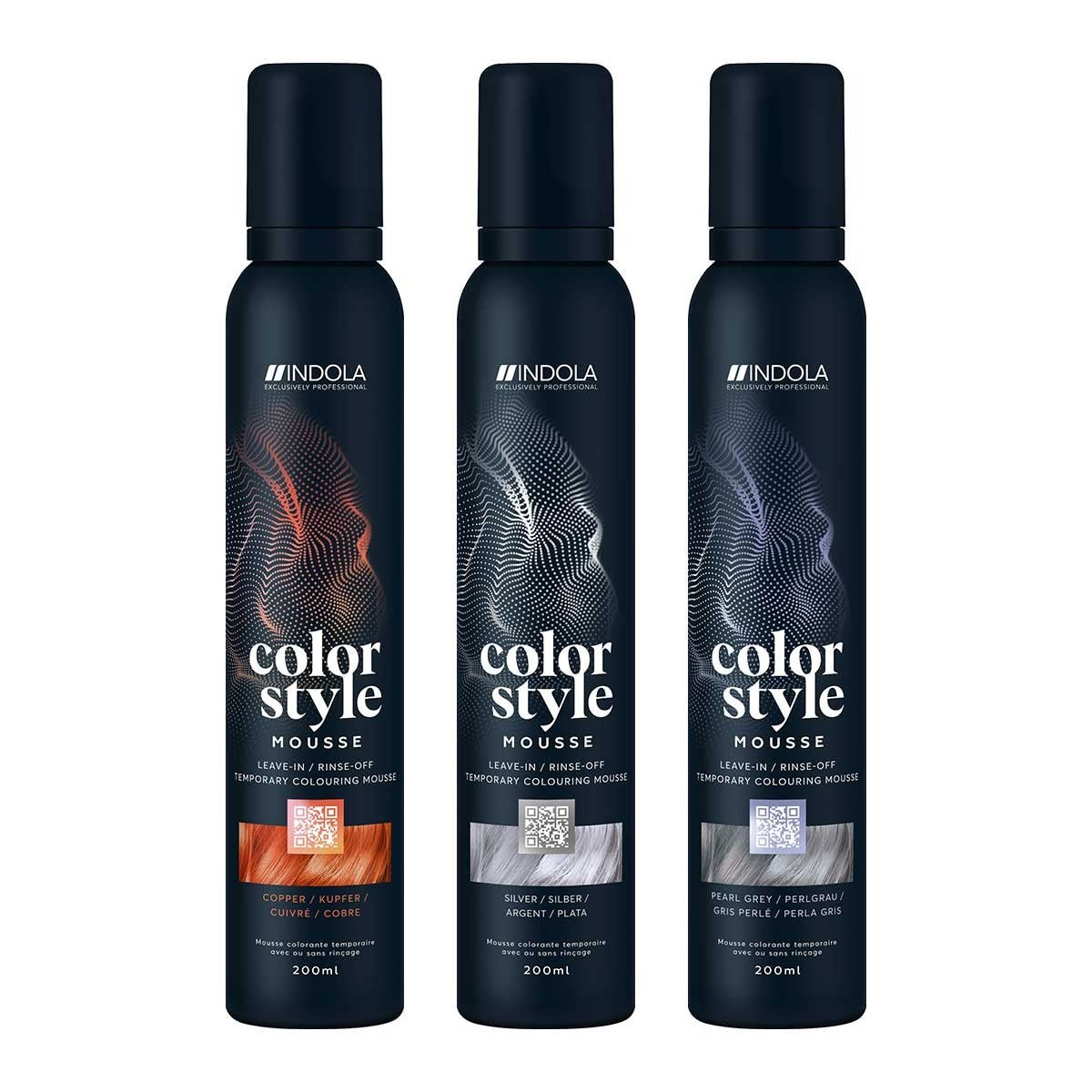 Indola Color Style Mousse Silver 200ml - Koosvanderbeek.nl - Indola - Color mousse