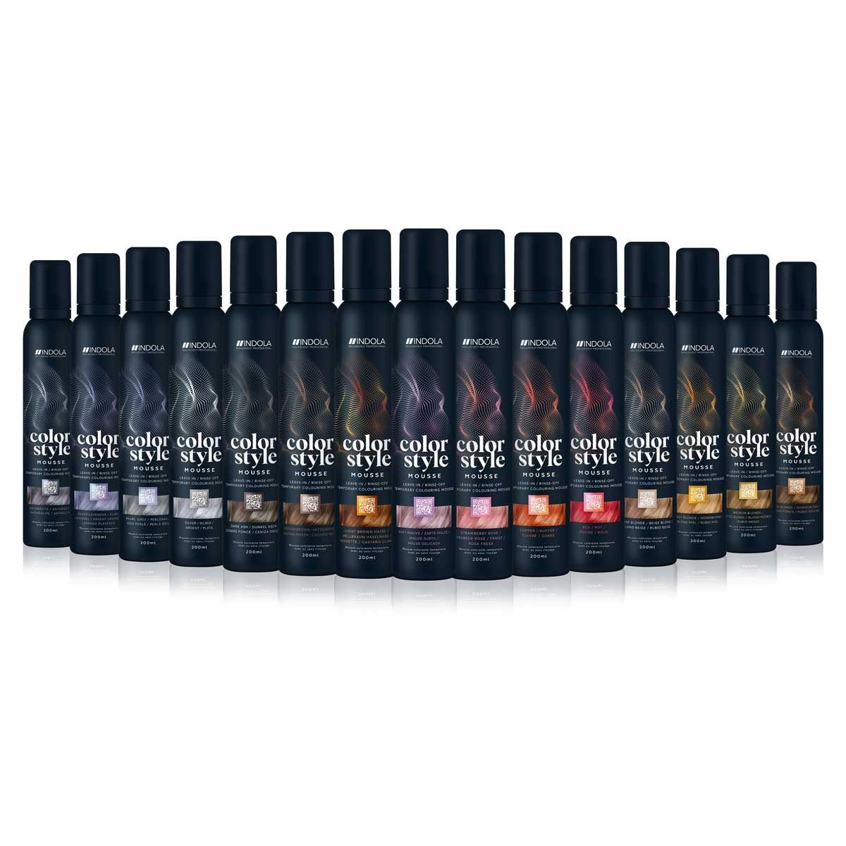Indola Color Style Mousse Silver 200ml - Koosvanderbeek.nl - Indola - Color mousse