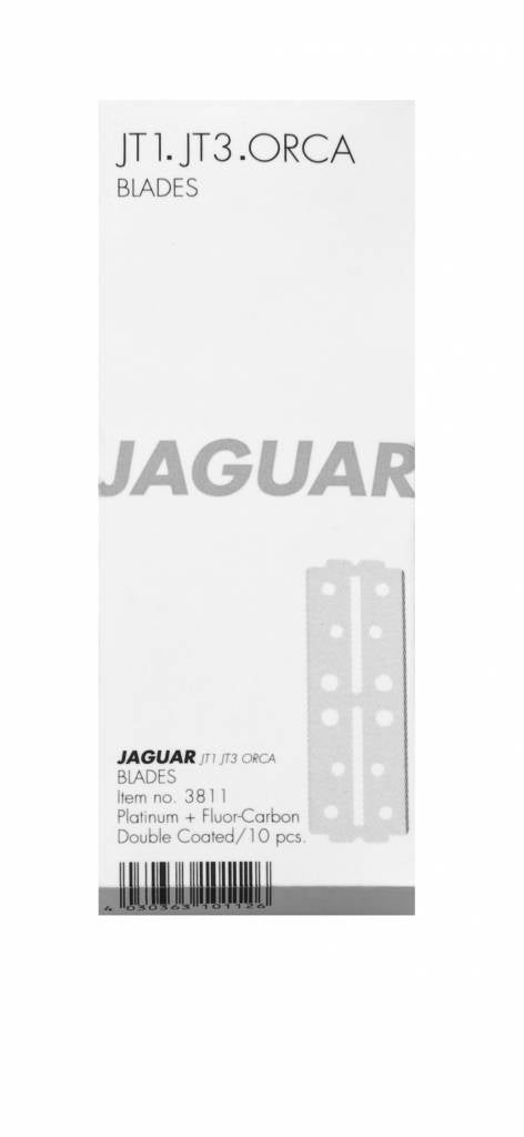 Jaguar JT1 Carbon Mesjes Dubbelzijdig Lang Los Pakje - Koosvanderbeek.nl - Jaguar - Kappersmes