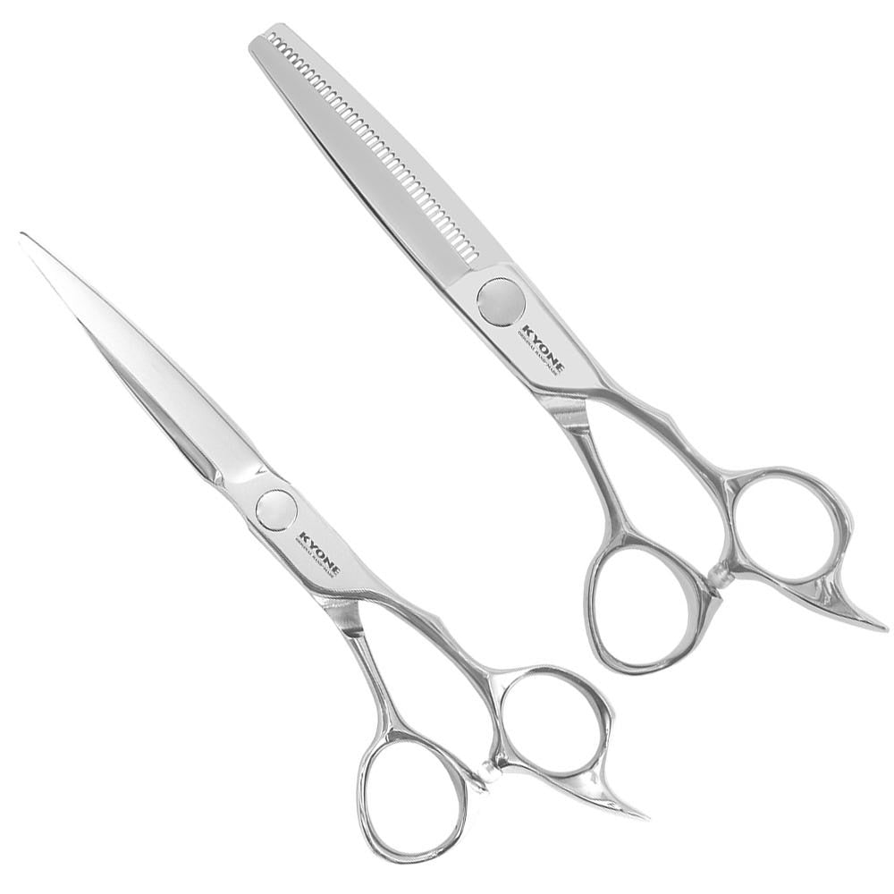 Kyone Set 810 knipschaar + gratis 810T - 6.2 coupeschaar - Koosvanderbeek.nl - Kyone - Kappersschaar