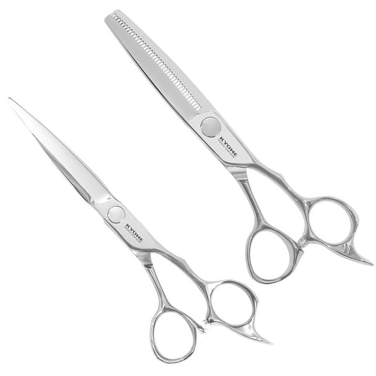 Kyone Set 810 knipschaar + gratis 810T - 6.2 coupeschaar - Koosvanderbeek.nl - Kyone - Kappersschaar
