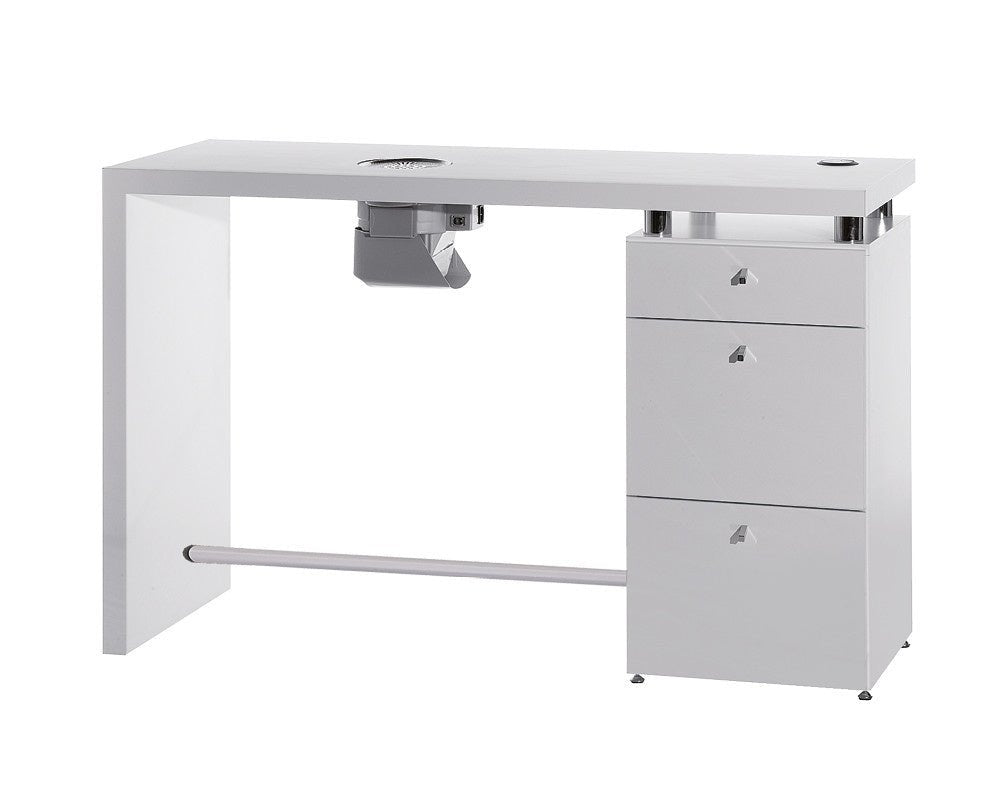 MB Logic White Ash Manicure Table - Koosvanderbeek.nl - Medical & Beauty - Beautysalon