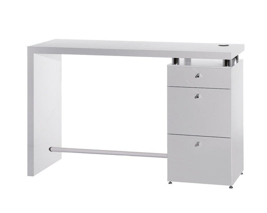 MB Logic White Ash Manicure Table - Koosvanderbeek.nl - Medical & Beauty - Beautysalon