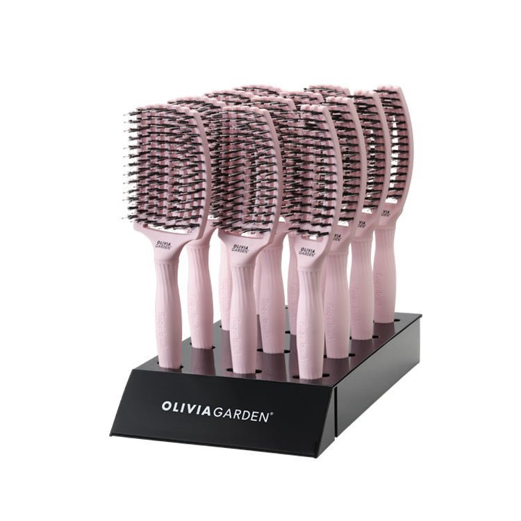 Olivia Garden Fingerbrush Combo Pastel Pink - Koosvanderbeek.nl - Olivia Garden - Ontwarborstels