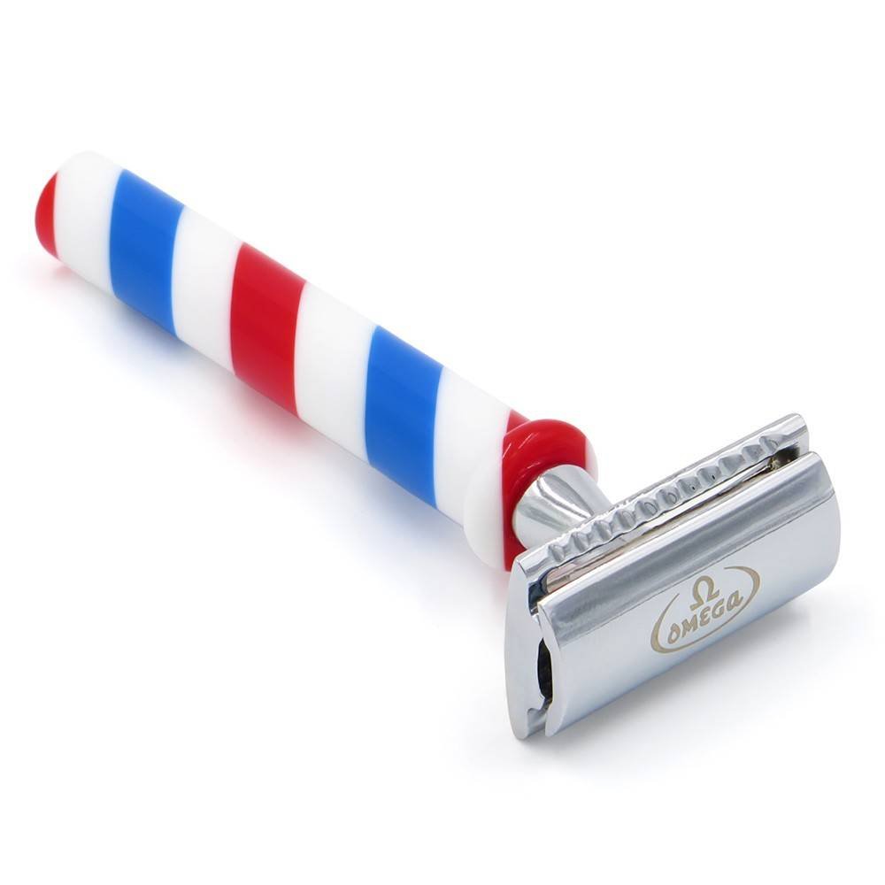 Omega Scheermes Barberpole Safy Razor - Koosvanderbeek.nl - Omega - Scheermessen