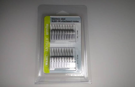 Opschuifkamset Metaal 1233 - 7180 1,5 En 4,5 mm - Koosvanderbeek.nl - Moser - Opzetkammen