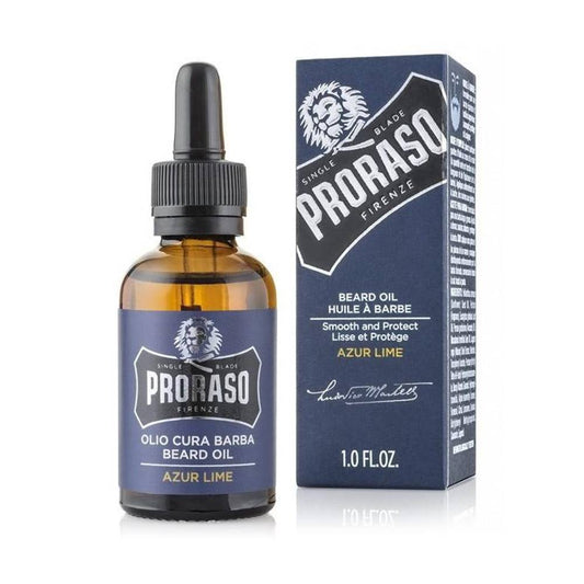 Proraso Beard Oil Azur Lime 30ml - Koosvanderbeek.nl - Proraso - Baardolie