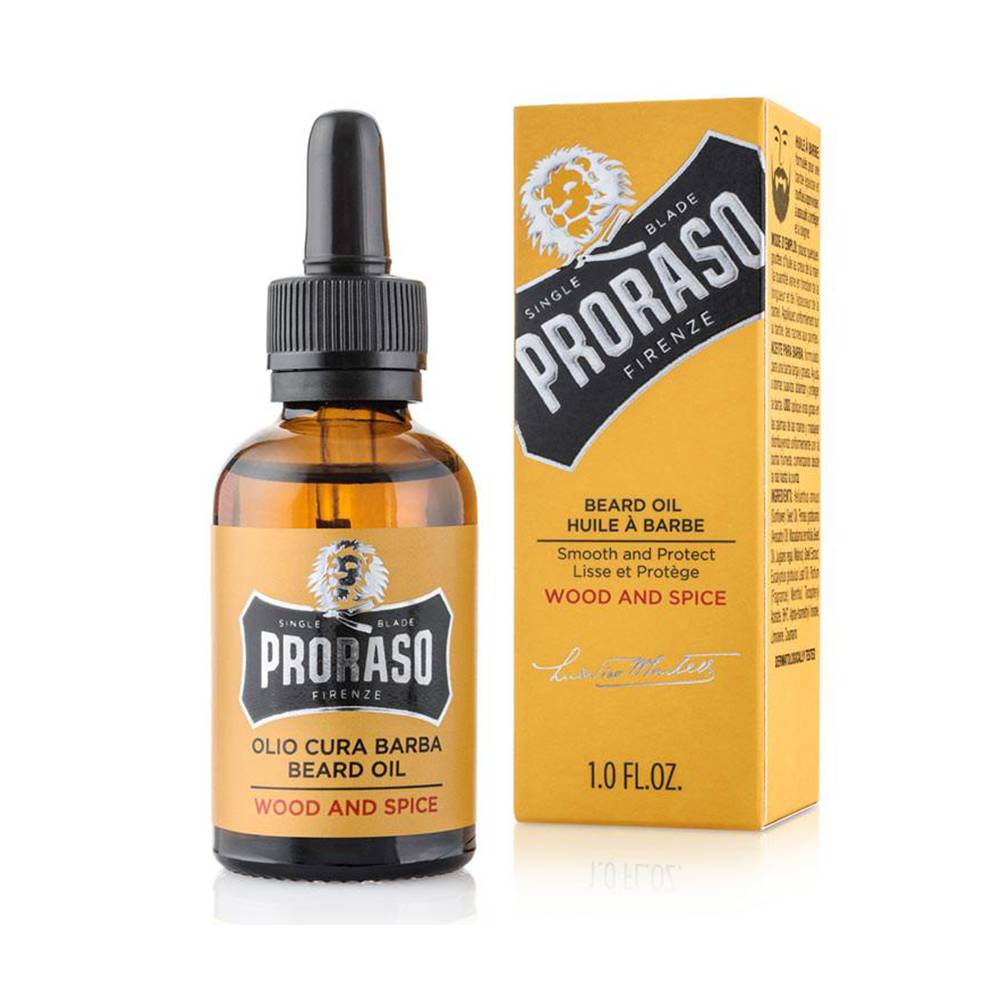 Proraso Beard Oil Wood & Spice 30ml - Koosvanderbeek.nl - Proraso - Baardolie