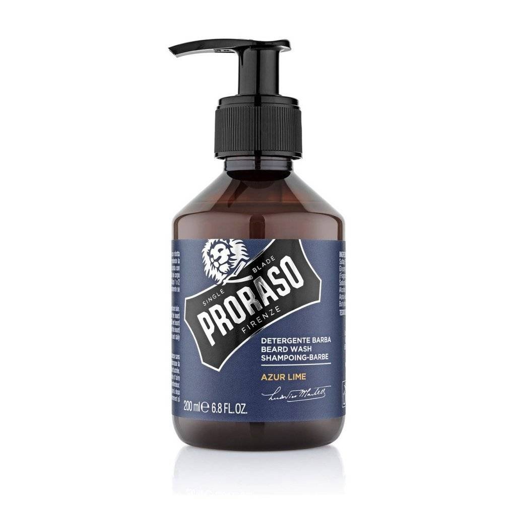 Proraso Beard Wash Azur Lime 200ml - Koosvanderbeek.nl - Proraso - Baardshampoo