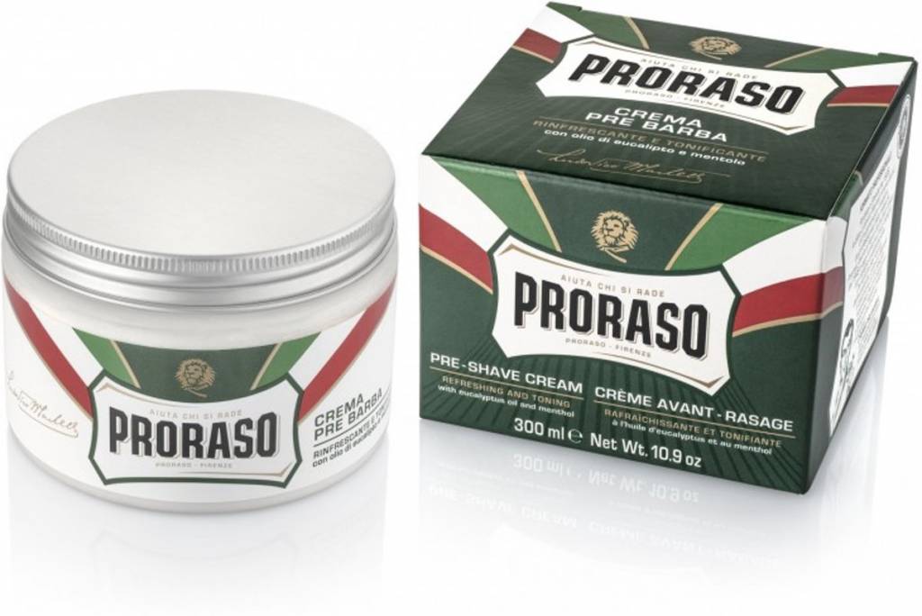 Proraso Groen Pre - Shave Creme 300ml - Koosvanderbeek.nl - Proraso - Pre - shave