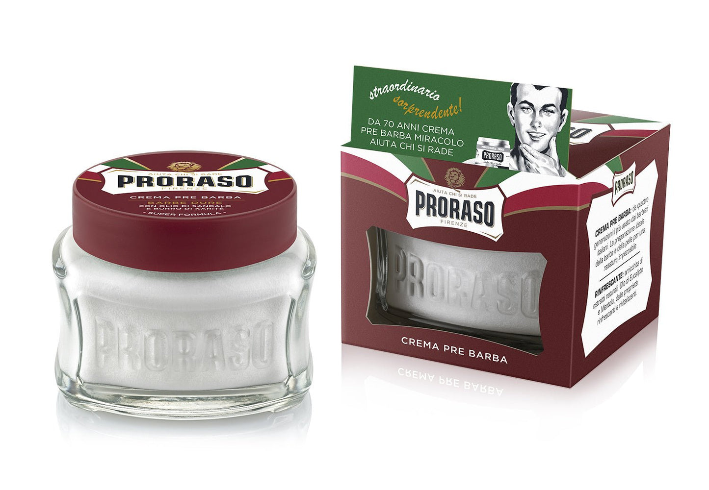 Proraso Rood Pre - Shave Creme 100ml - Koosvanderbeek.nl - Proraso - Pre - shave