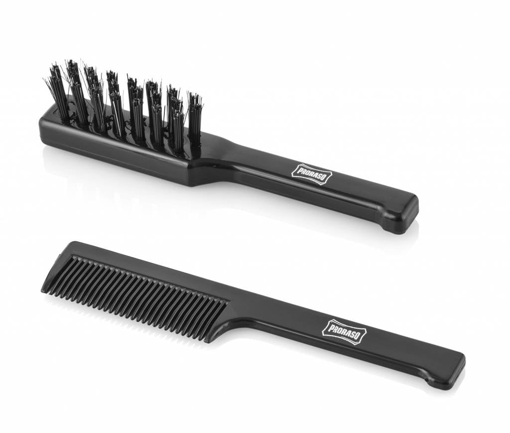 Proraso Set Kam En Borstel Voor De Snor - Koosvanderbeek.nl - Proraso - Baard & snor styling