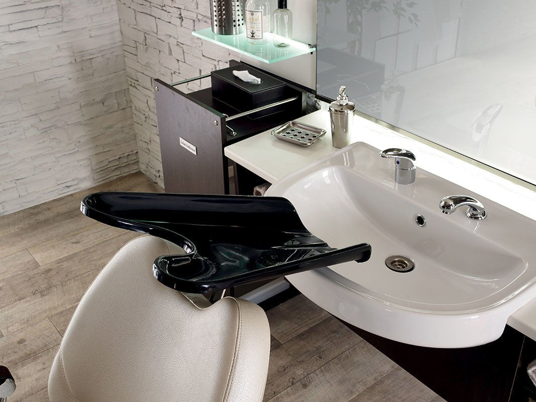 SA Danilo/David/William/Executif Black Plastic Shute - Koosvanderbeek.nl - Salon Ambience - Interieur onderdelen