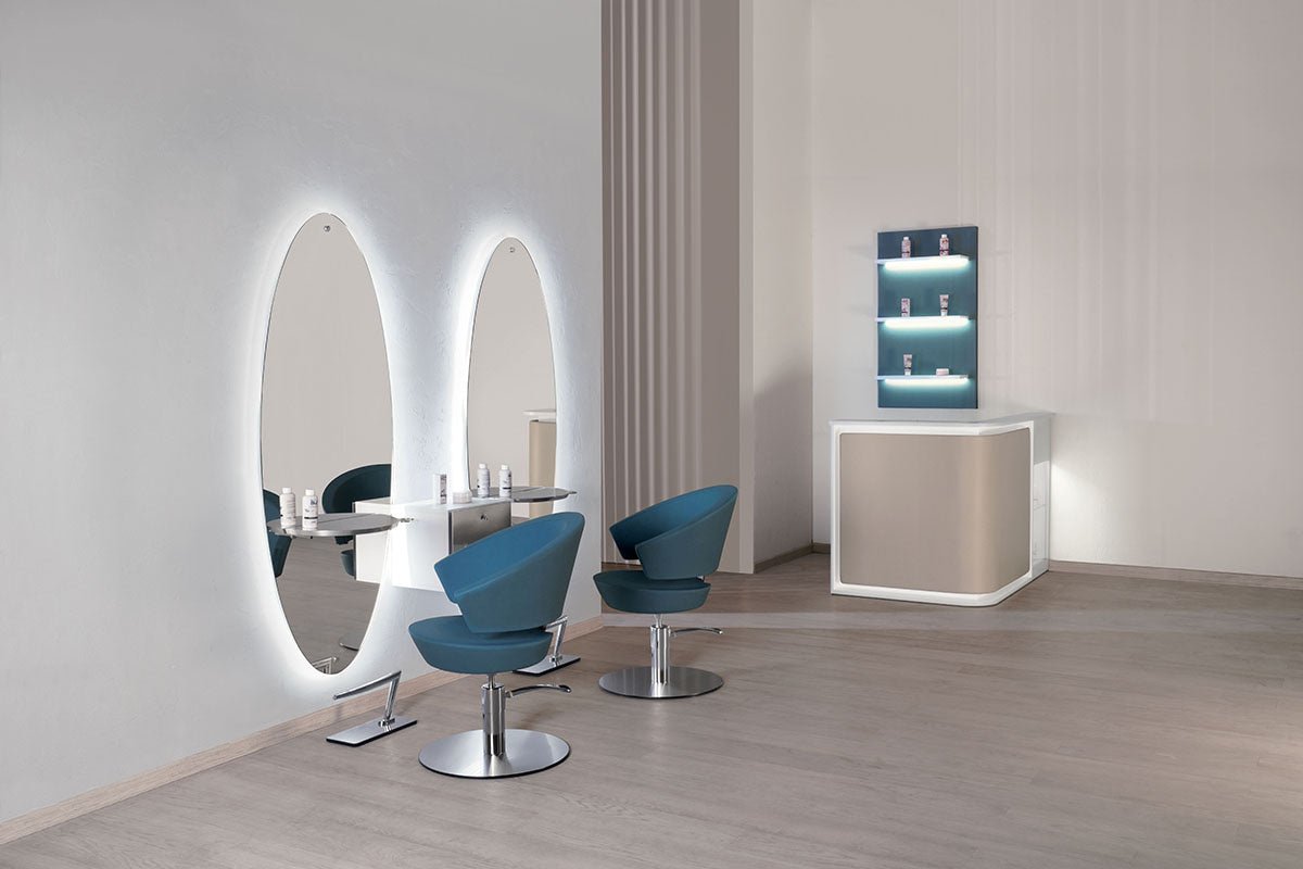 SA Kappersstoel Flute - Koosvanderbeek.nl - Salon Ambience - Kappersstoel