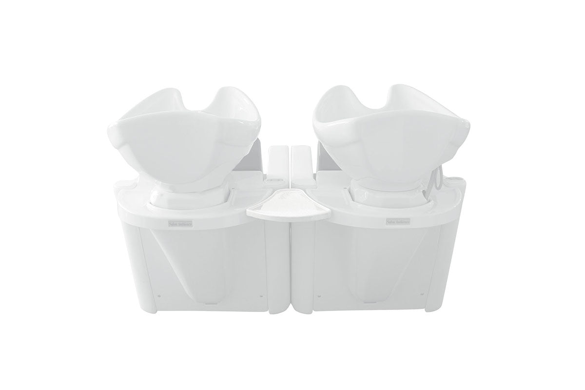SA Link White Plastic Shelf - Koosvanderbeek.nl - Salon Ambience - Wasbak onderdelen